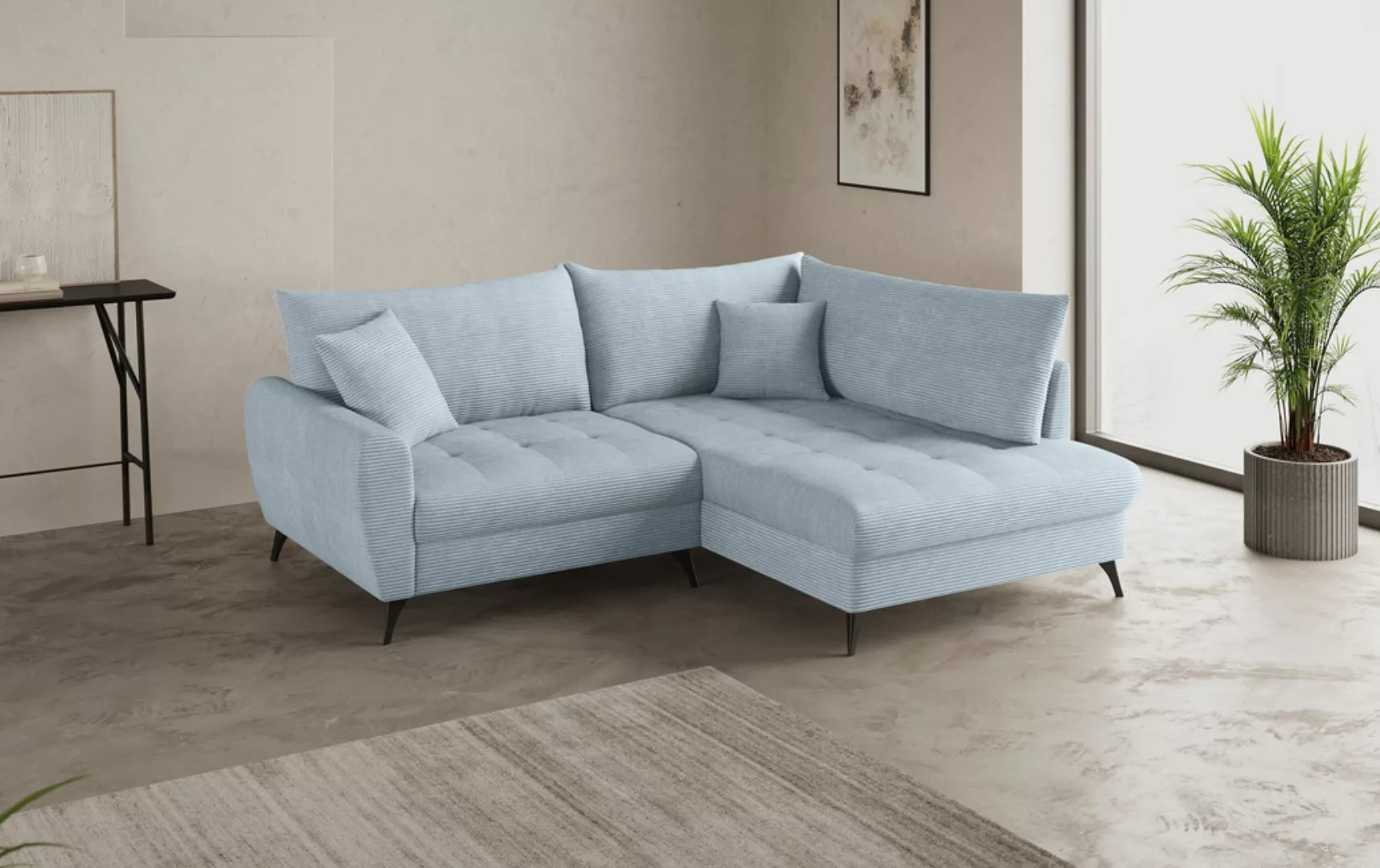 Mr. Couch Ecksofa "Blackburn II, L-Form", Mit Kaltschaumpolsterung bis 140 günstig online kaufen