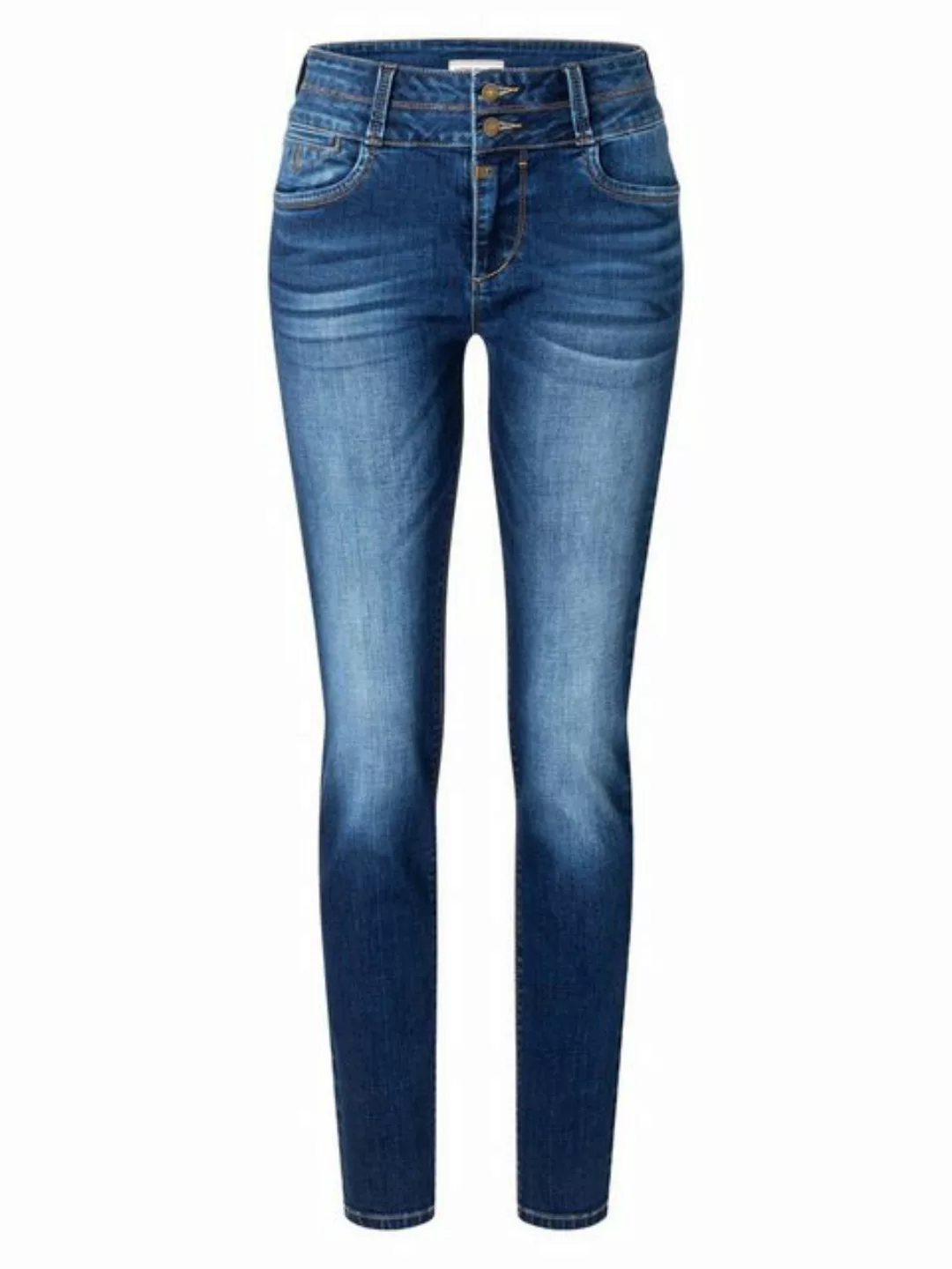 TIMEZONE Damen Jeans SLIM ENAYTZ WOMANSHAPE - Slim Fit - Blau - Grape Blue günstig online kaufen