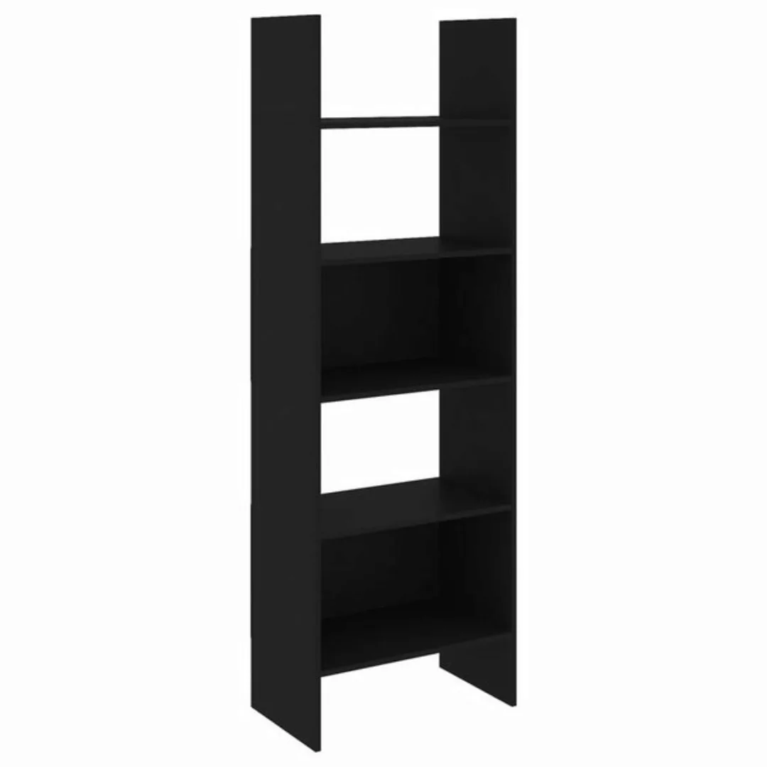 Bücherregal Schwarz 60x35x180 Cm Spanplatte günstig online kaufen