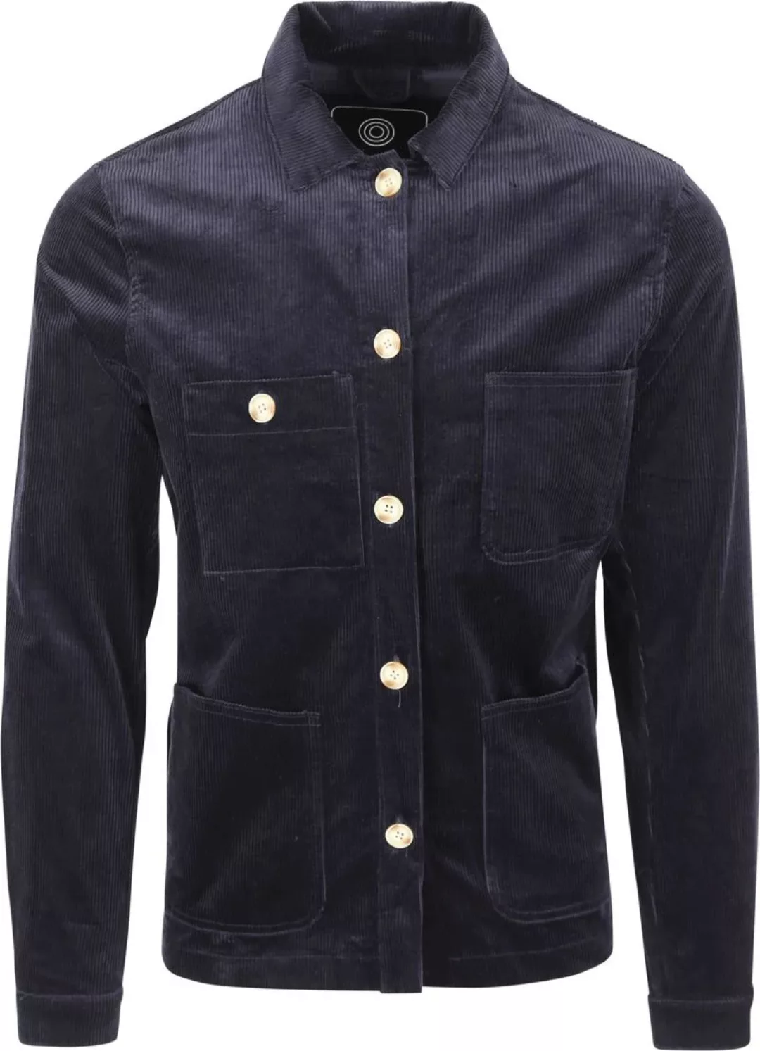 Blue Industry Overshirt Cord Dunkelblau - Größe S günstig online kaufen