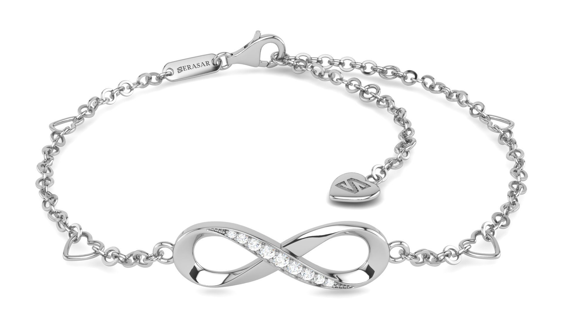 SERASAR Fußkette Fußkettchen aus Sterlingsilber "Infinity" günstig online kaufen