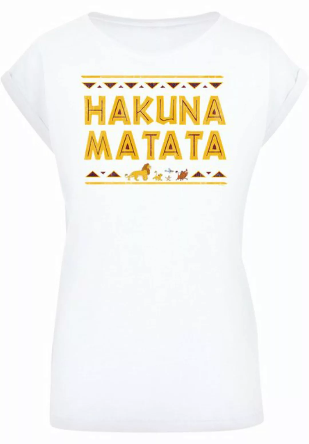 F4NT4STIC T-Shirt T-Shirt Disney König der Löwen Hakuna Matata Print günstig online kaufen