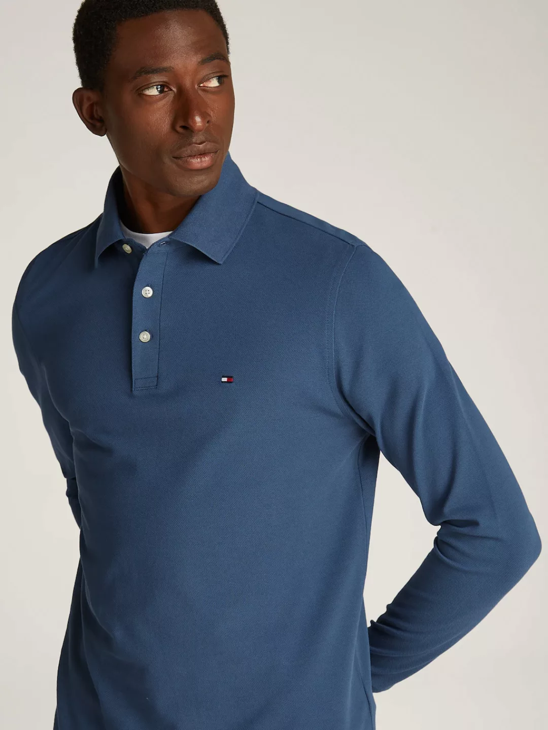 Tommy Hilfiger Langarm-Poloshirt "1985 SLIM LS POLO" günstig online kaufen