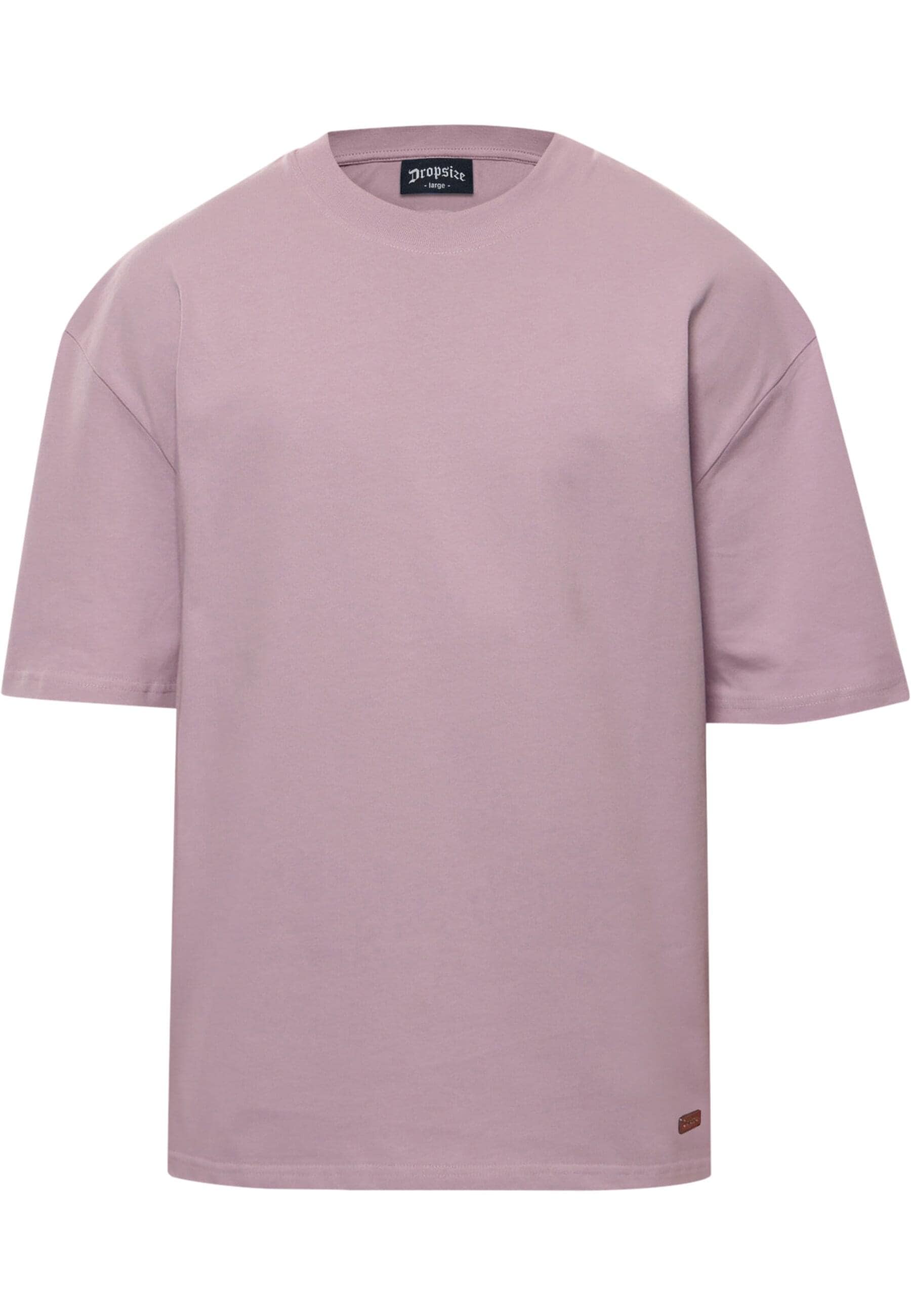Dropsize T-Shirt "Dropsize Herren Heavy Oversize Metal Patch Basic T-Shirt" günstig online kaufen