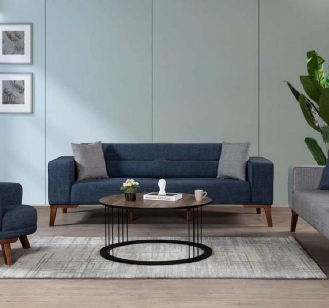 JVmoebel Sofa Dreisitzer Luxus Sofa 3 Sitzer Design Möbel Italienische Stil günstig online kaufen