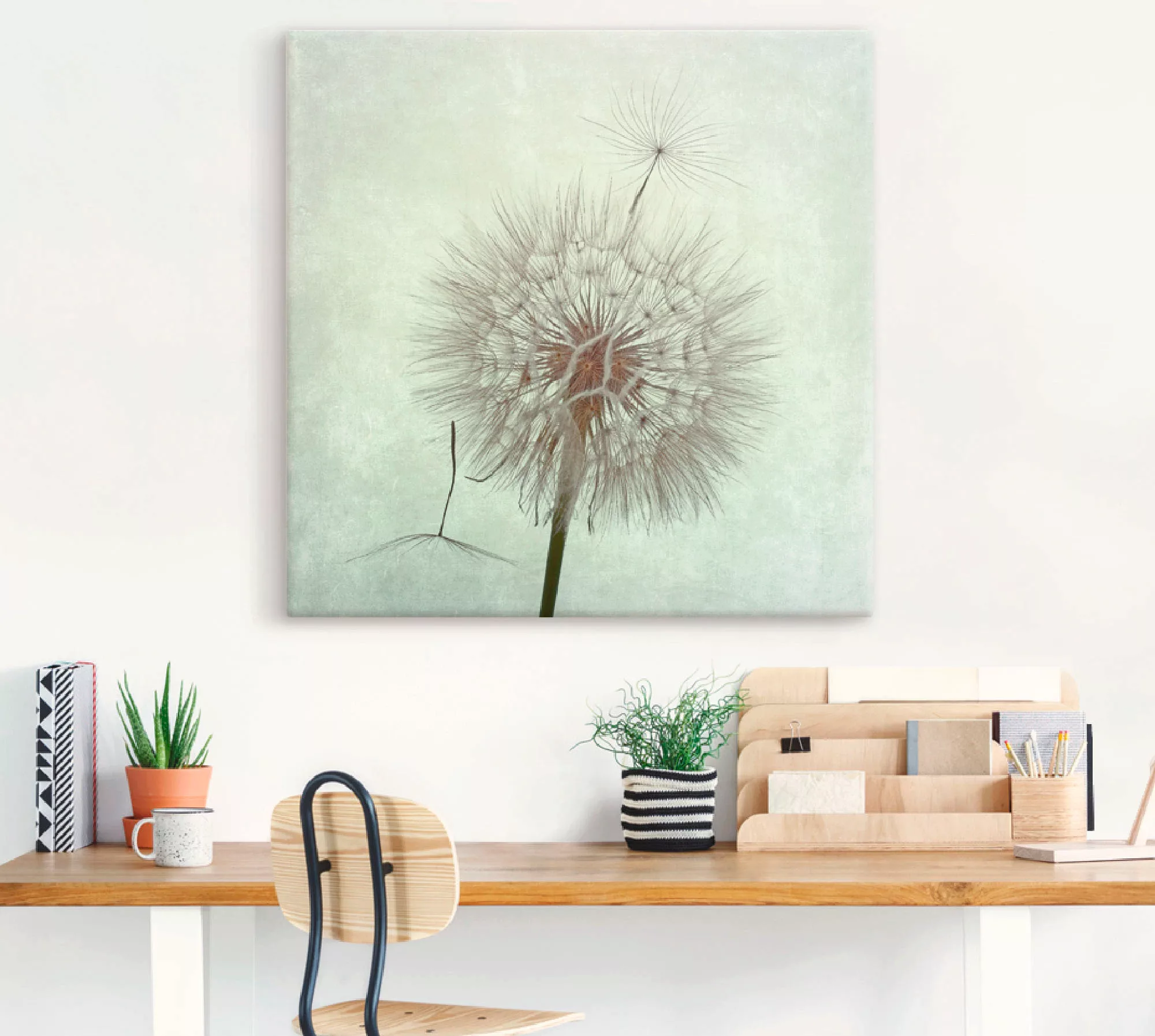 Artland Wandbild "Pusteblume II", Blumen, (1 St.), als Leinwandbild, Poster günstig online kaufen