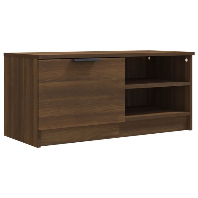 furnicato TV-Schrank Braun Eichen-Optik 80x35x36,5 cm Holzwerkstoff (1-St) günstig online kaufen