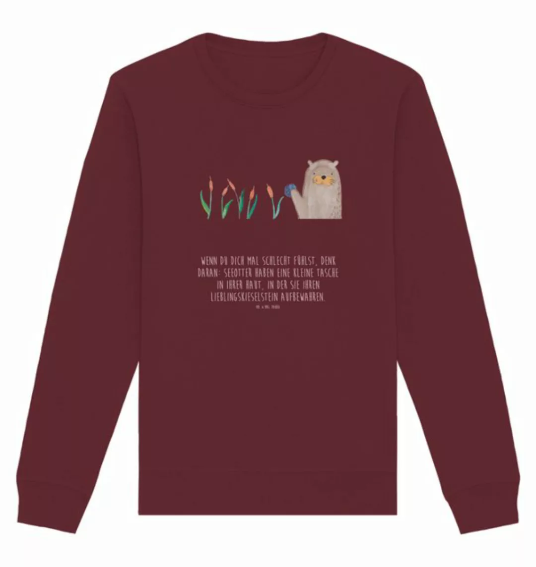 Mr. & Mrs. Panda Longpullover Otter Stein Größe XS - Burgundy - Geschenk, S günstig online kaufen