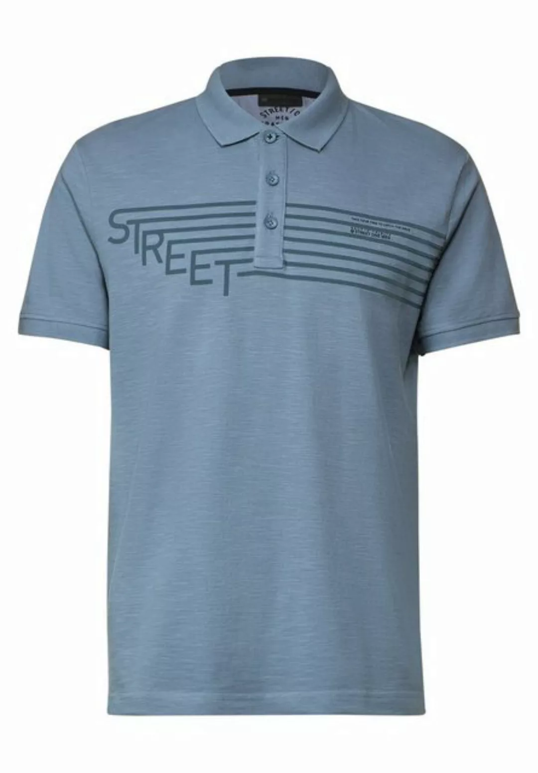 STREET ONE MEN Poloshirt aus reiner Baumwolle günstig online kaufen