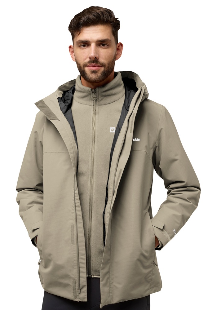 Jack Wolfskin 3-in-1-Funktionsjacke "ALTENBERG 3IN1 JKT M", mit Kapuze günstig online kaufen