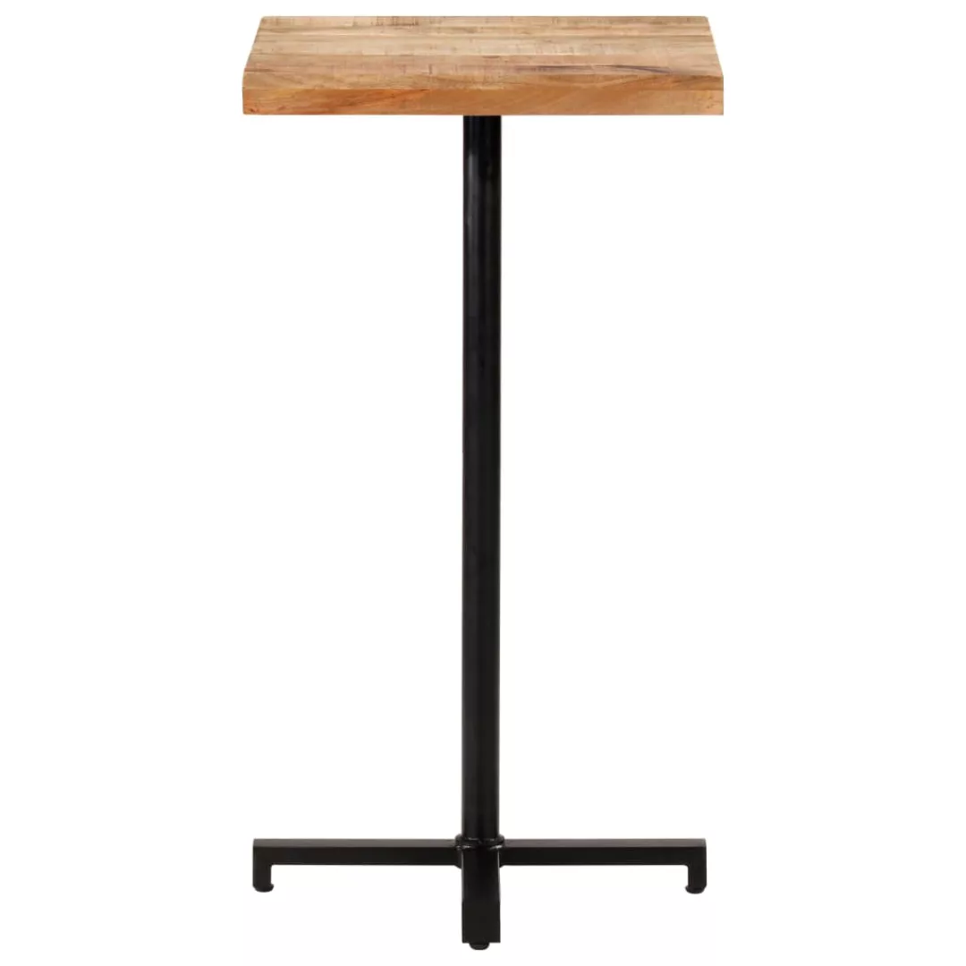 Bartisch Quadratisch 50x50x110 Cm Raues Mangoholz günstig online kaufen