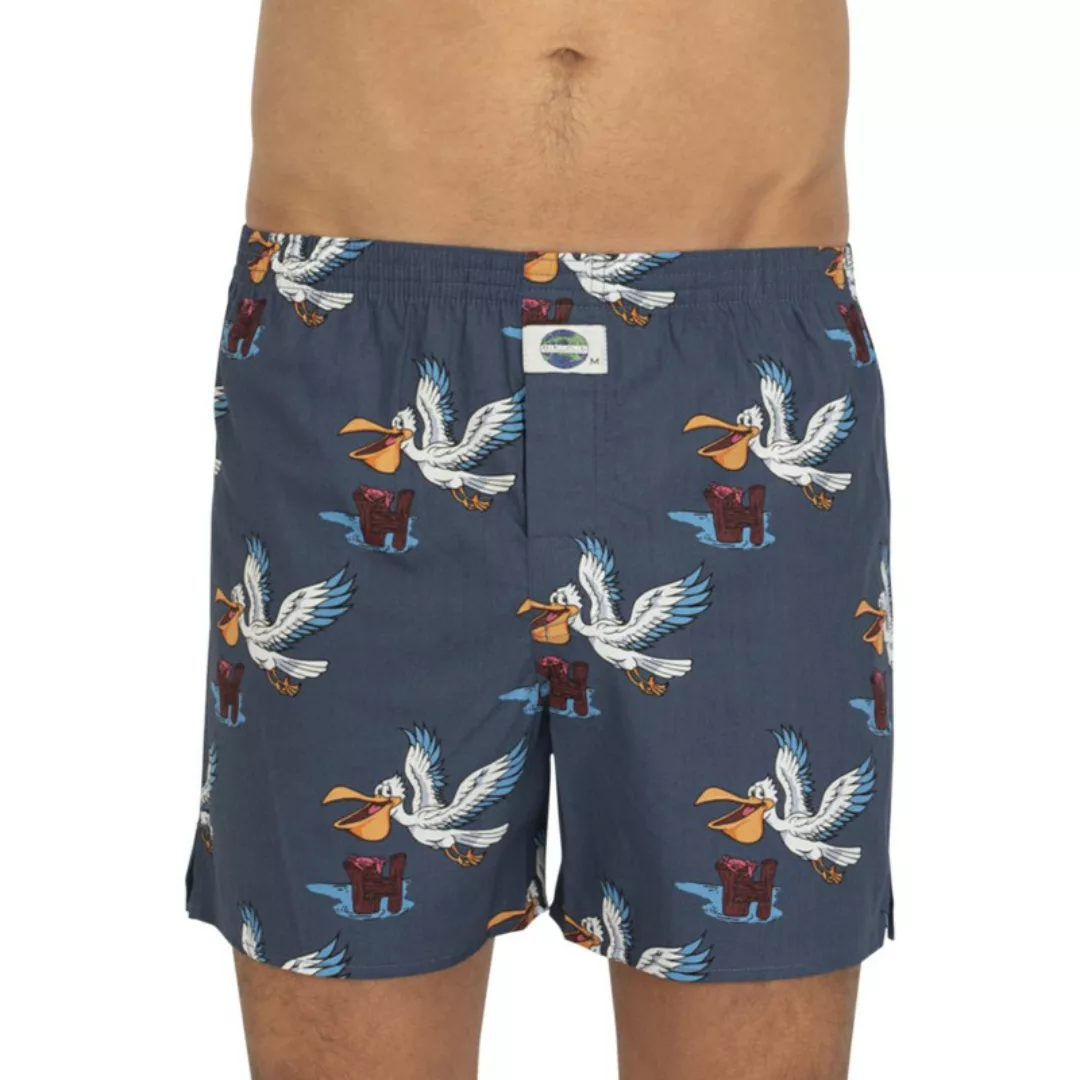 D.E.A.L International Boxershorts Blau mit Motiv günstig online kaufen