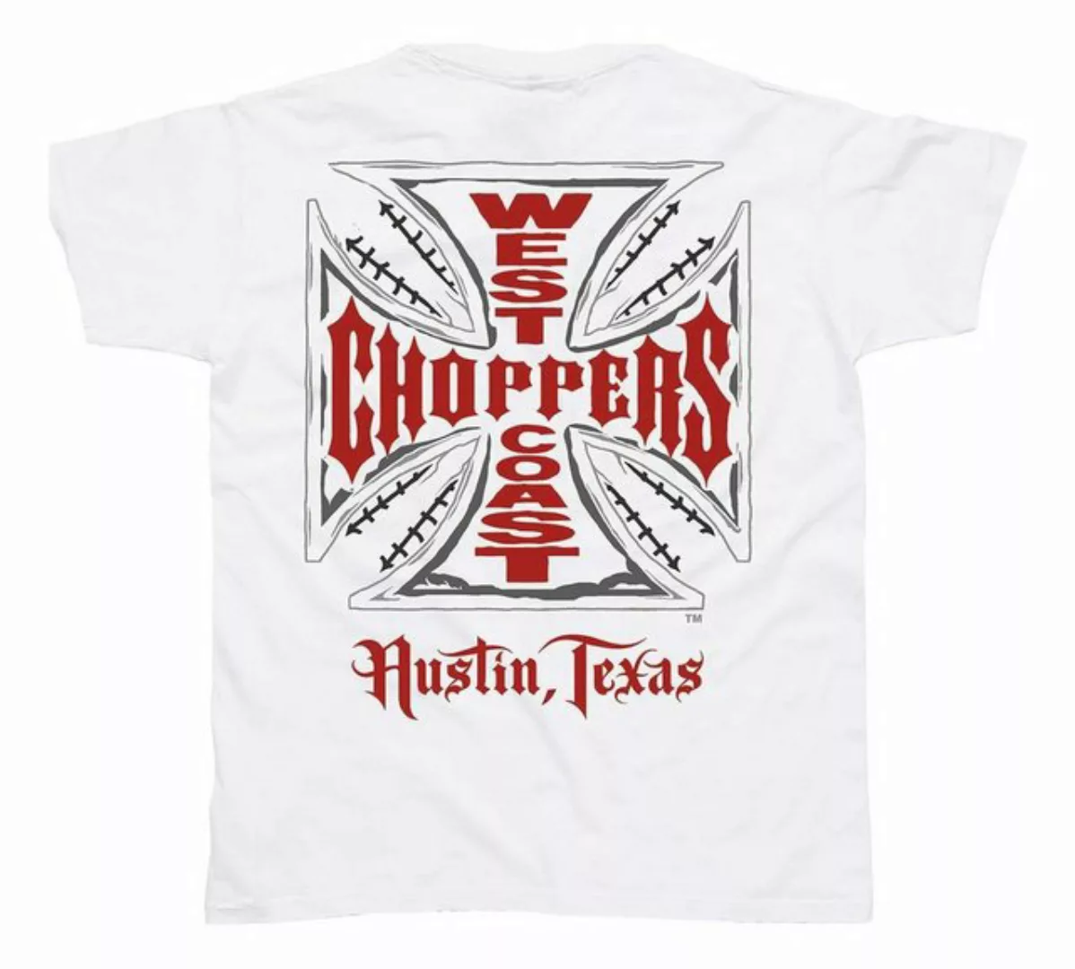 West Coast Choppers T-Shirt WCC OG Cross Austin/Texas günstig online kaufen