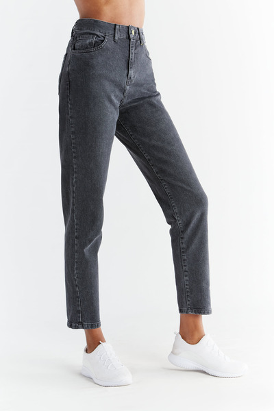 Evermind - Damen Mom Fit Jeans Aus Bio-baumwolle Wn1010 günstig online kaufen