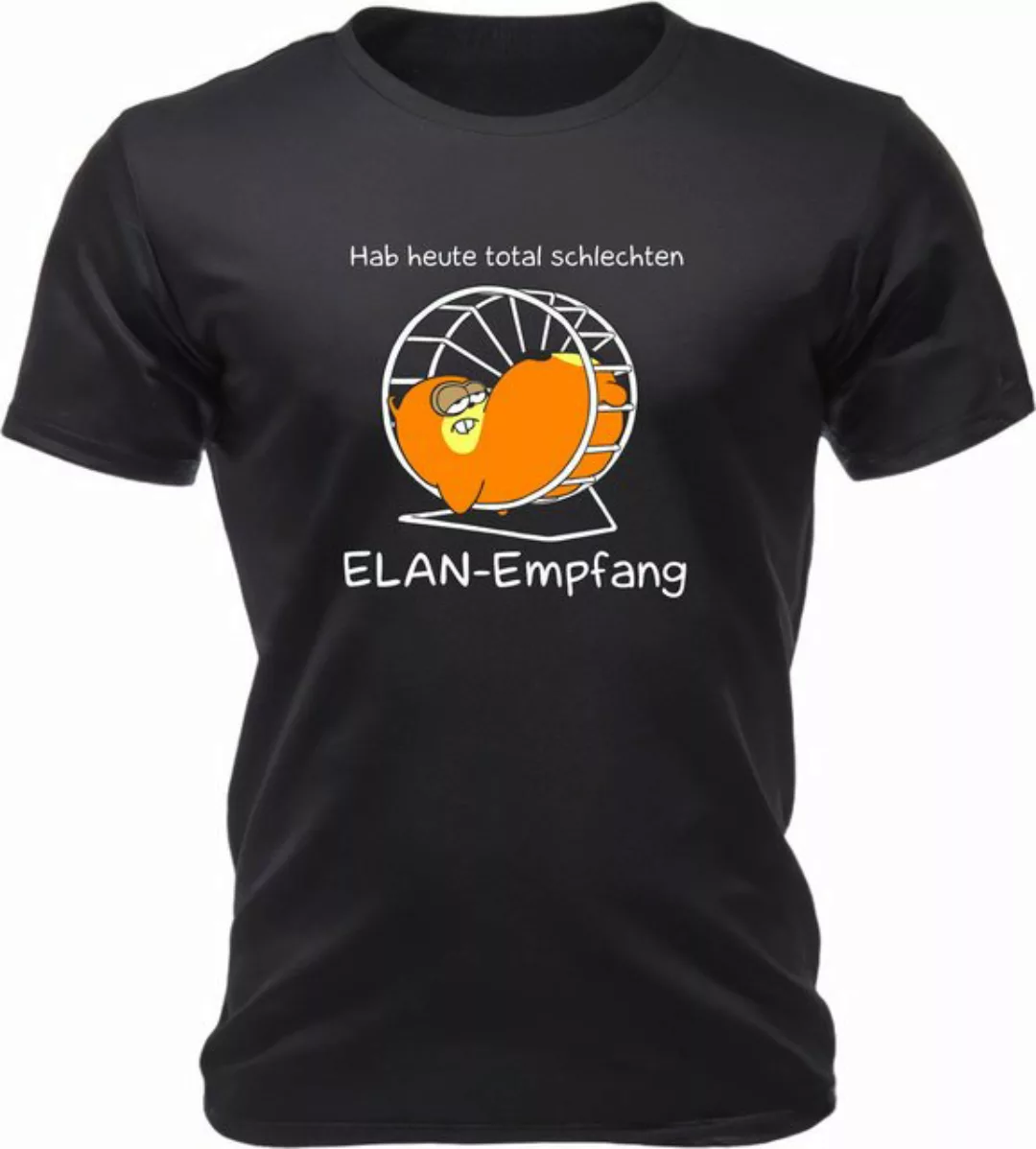 RAHMENLOS® T-Shirt für Faultiere und müde Leute - schlechter ELAN Empfang günstig online kaufen