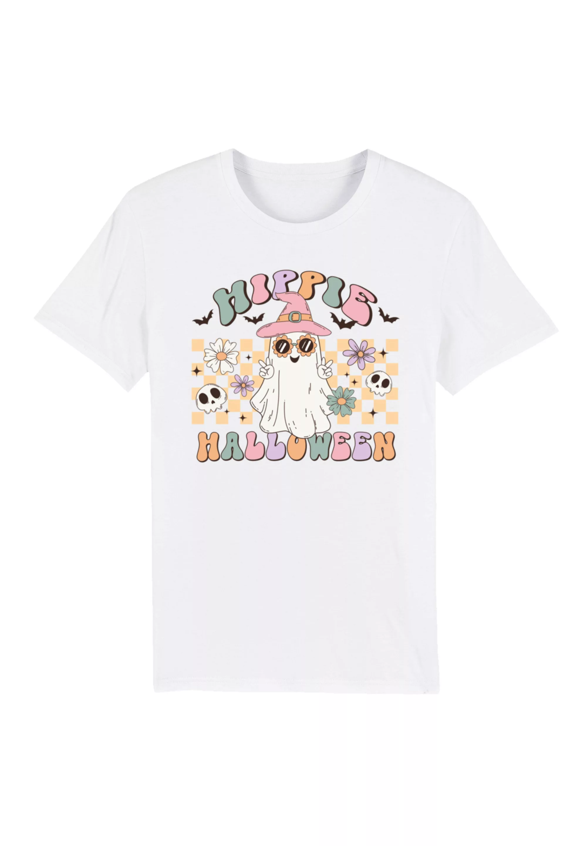 F4NT4STIC T-Shirt "Retro Halloween Hippie Halloween", Premium Qualität günstig online kaufen