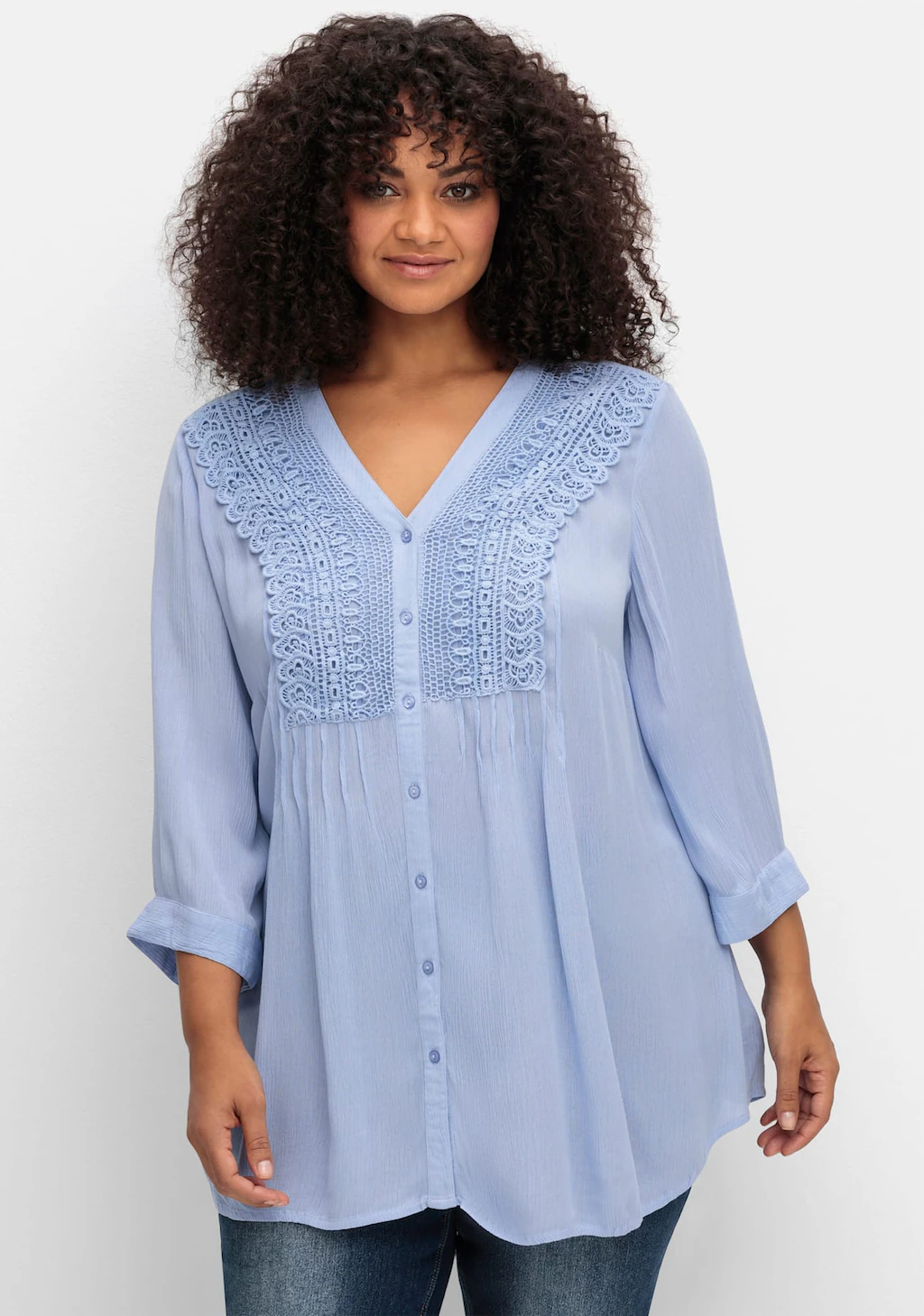 sheego by Joe Browns Crepebluse günstig online kaufen