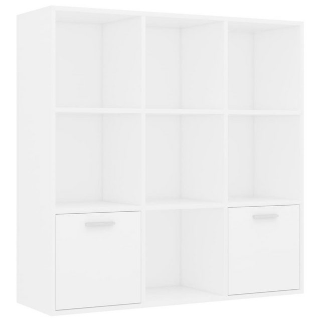 vidaXL Bücherregal Bücherregal Weiß 98 x 30 x 98 cm Spanplatte günstig online kaufen