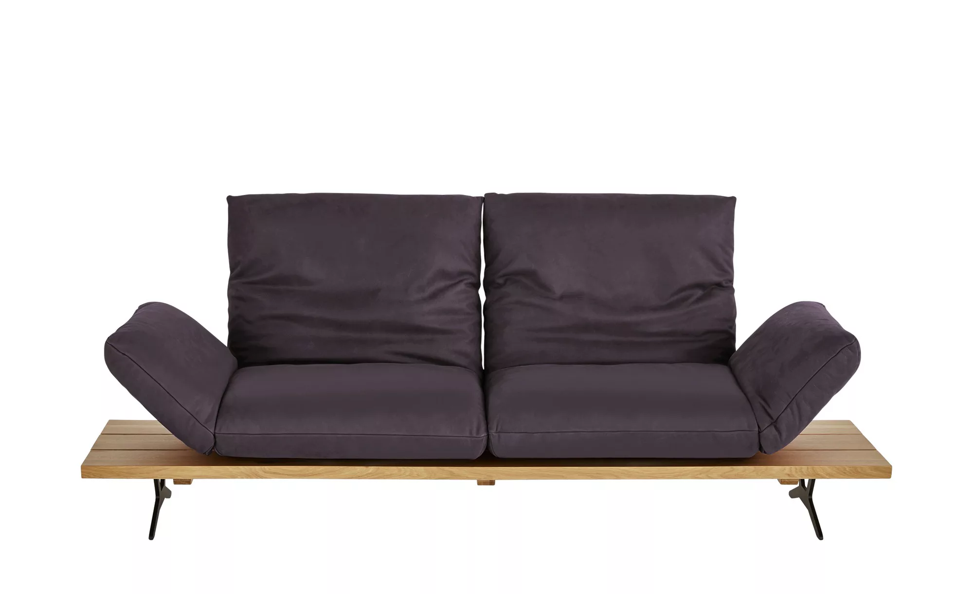 KOINOR Ledersofa  Marilyn ¦ lila/violett ¦ Maße (cm): B: 232 H: 96 T: 90 Po günstig online kaufen