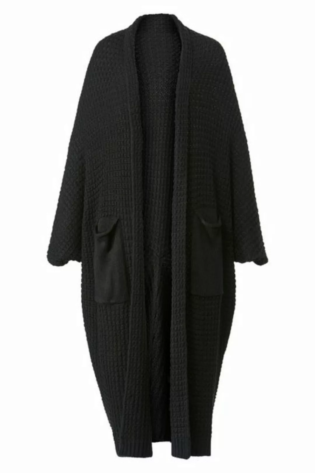 Angel of Style Pullunder Strickponcho oversized Strukturstrick offene Form günstig online kaufen