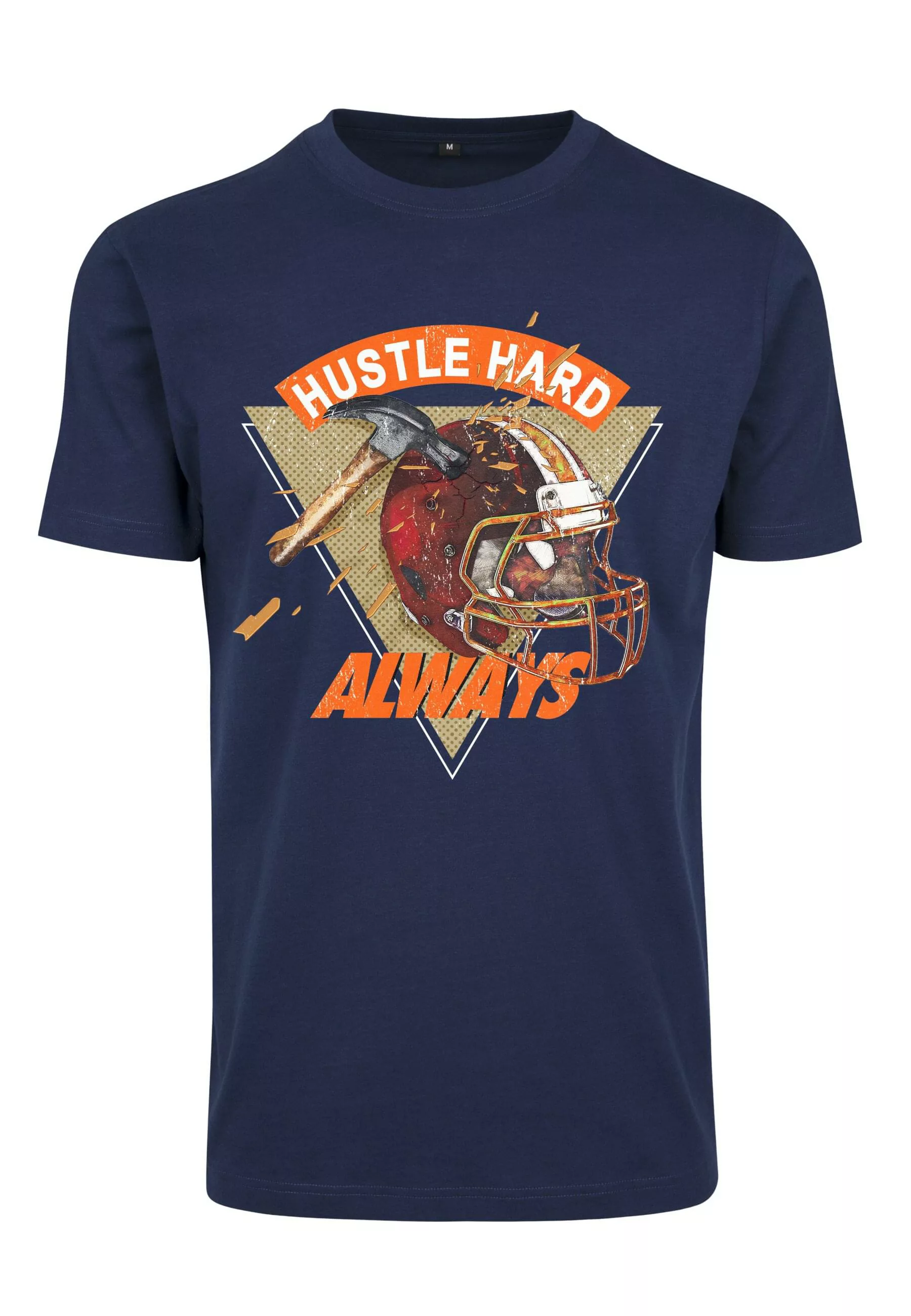 MisterTee Kurzarmshirt "MisterTee Herren Hustle Hard Always Tee", (1 tlg.) günstig online kaufen