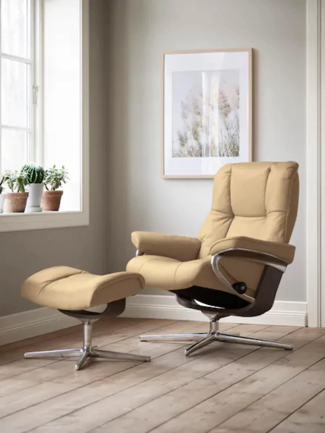 Stressless Relaxsessel "Mayfair", mit Cross Base, Größe S, M & L, Holzakzen günstig online kaufen