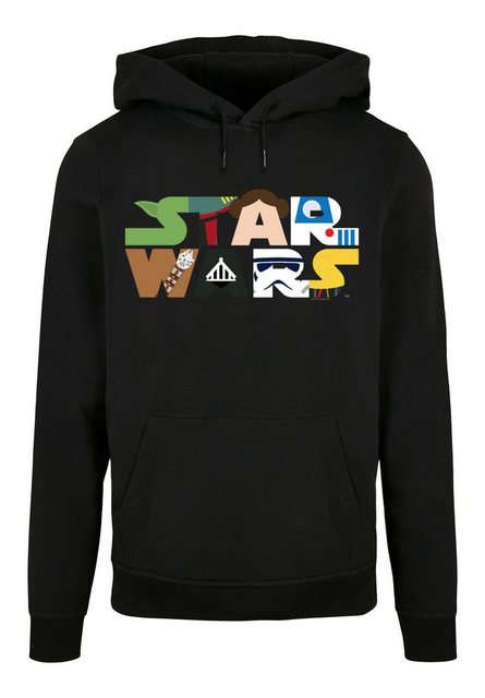 F4NT4STIC Rundhalspullover F4NT4STIC Herren Star Wars Character Logo with B günstig online kaufen