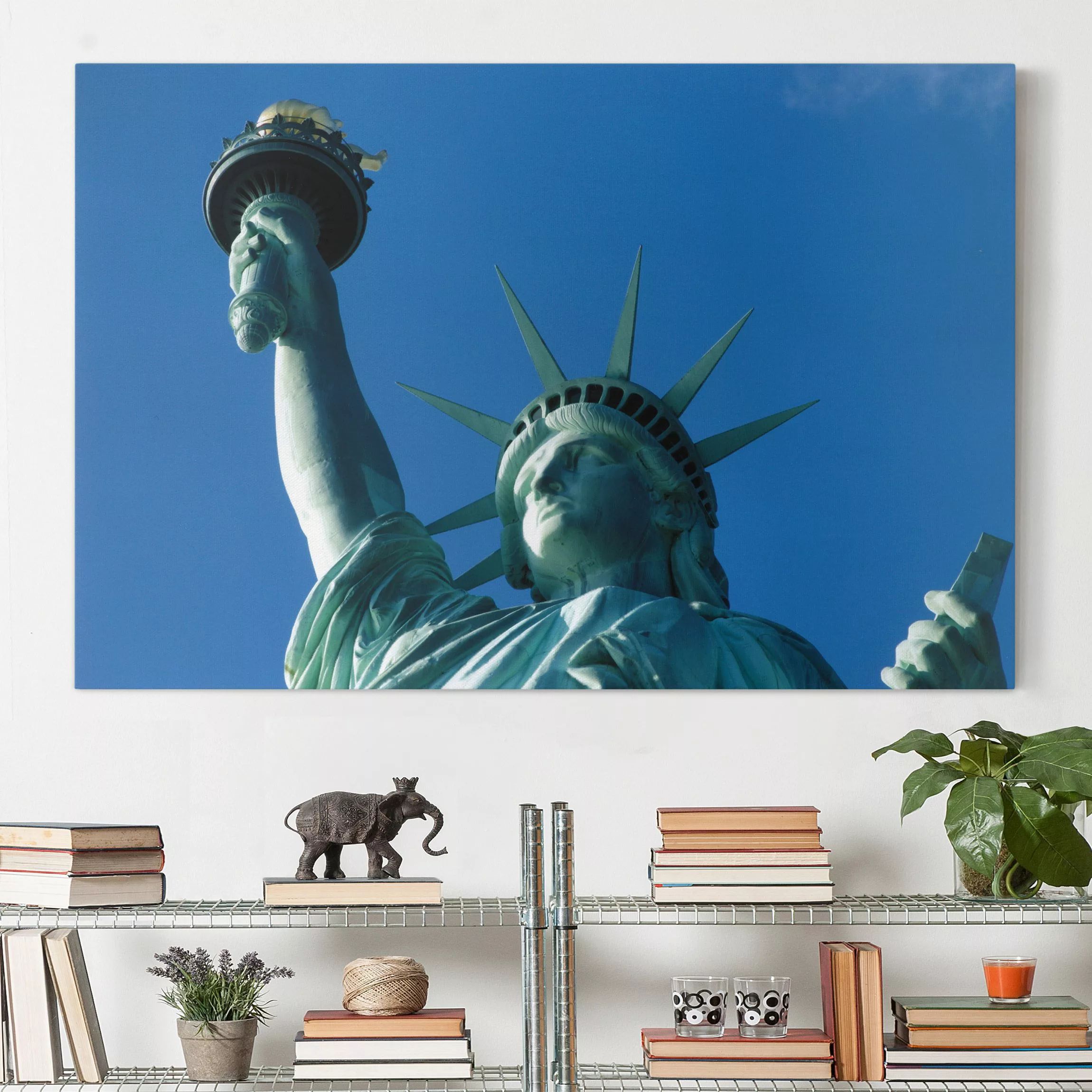 Leinwandbild New York - Querformat Liberty günstig online kaufen