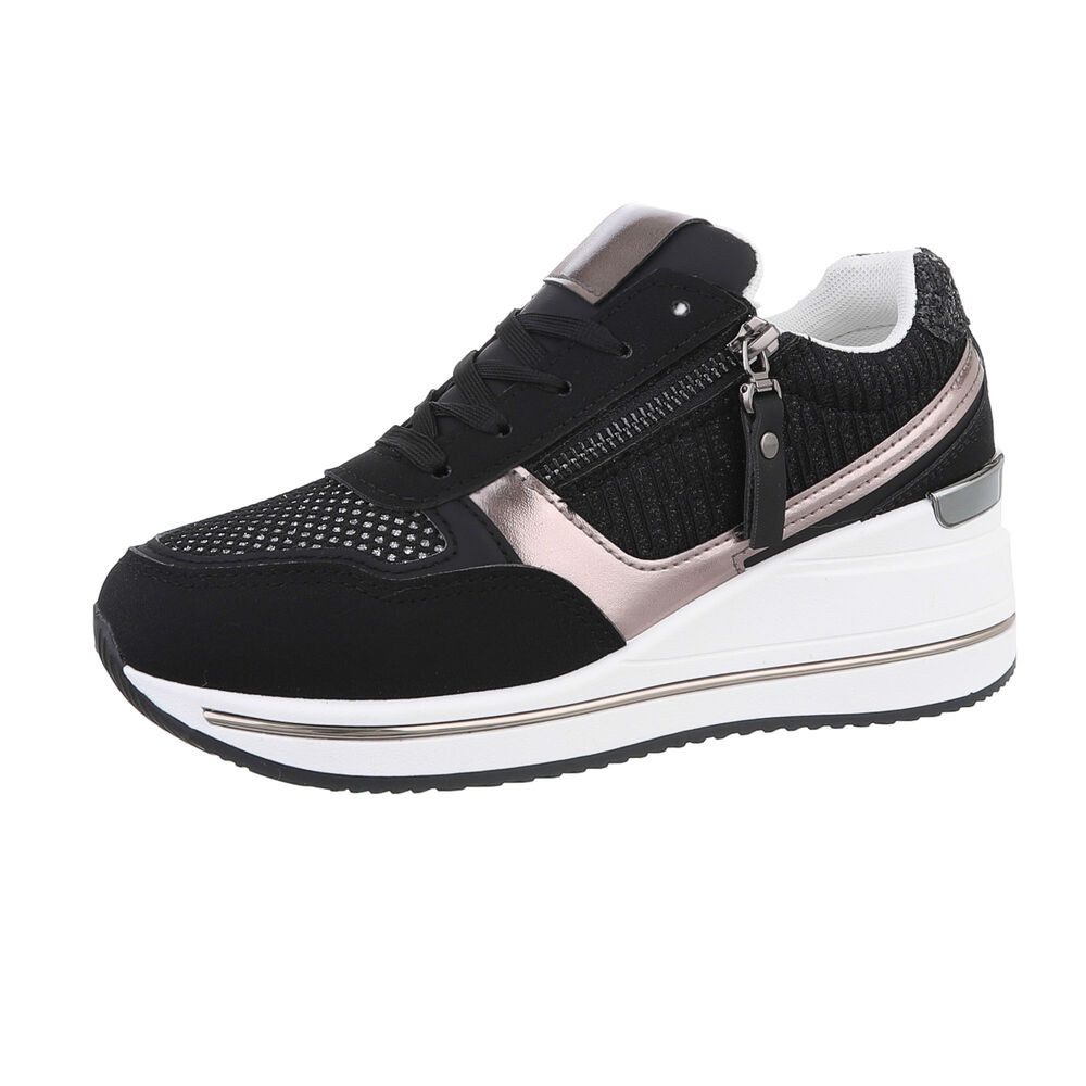 Ital-Design Modischer Sneaker mit Reißverschluss für günstig online kaufen