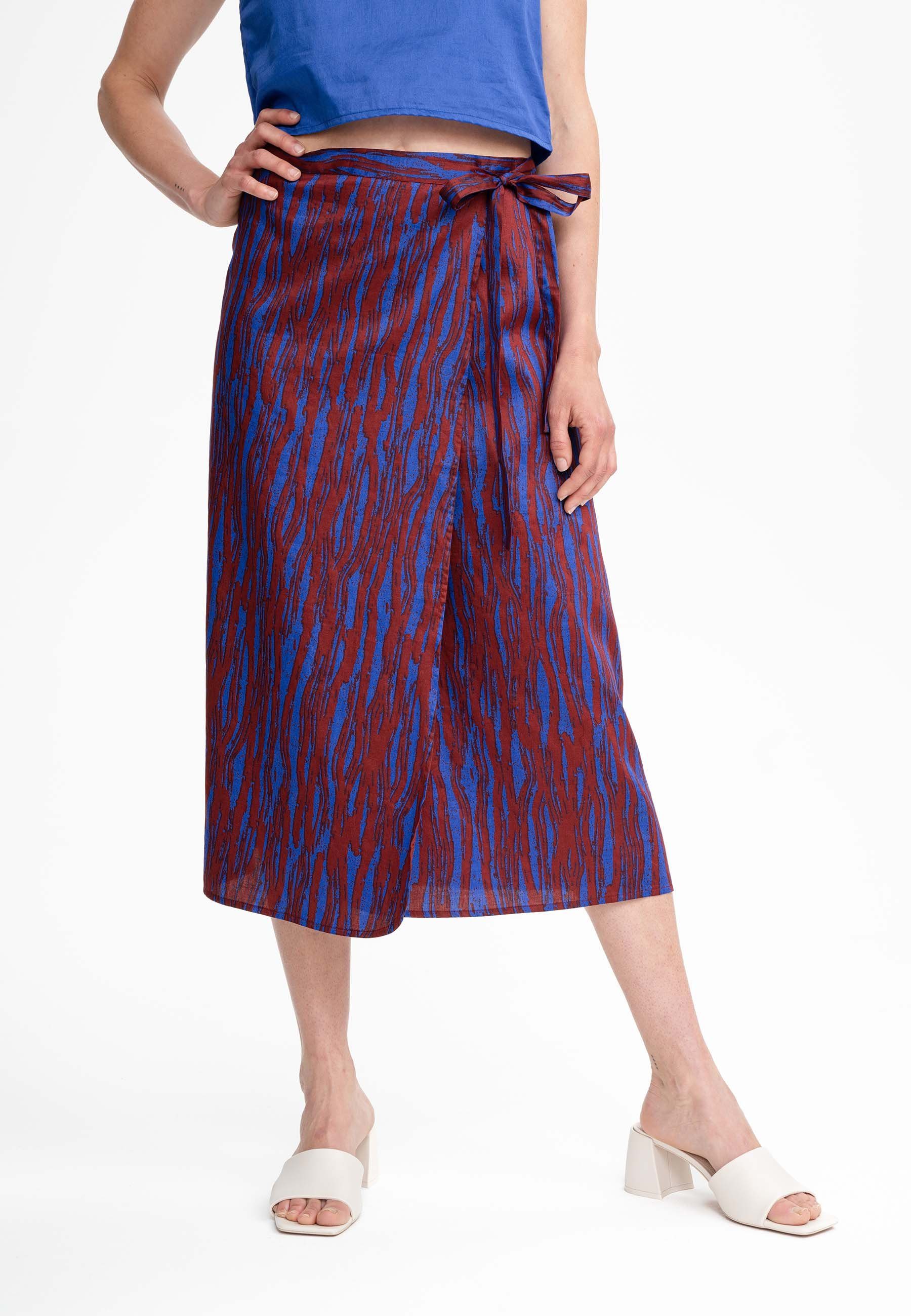 MELA Jerseyrock Damen Midi Wickelrock RUCHIKA günstig online kaufen