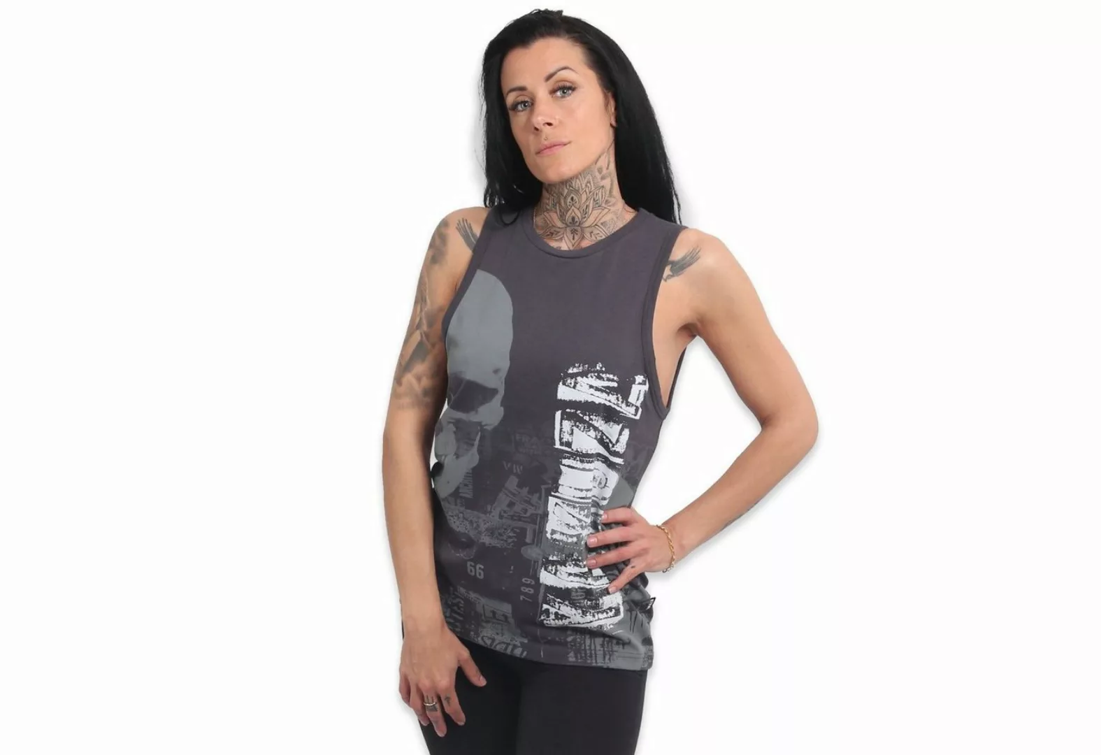 YAKUZA Rundhalsshirt Newsskull günstig online kaufen