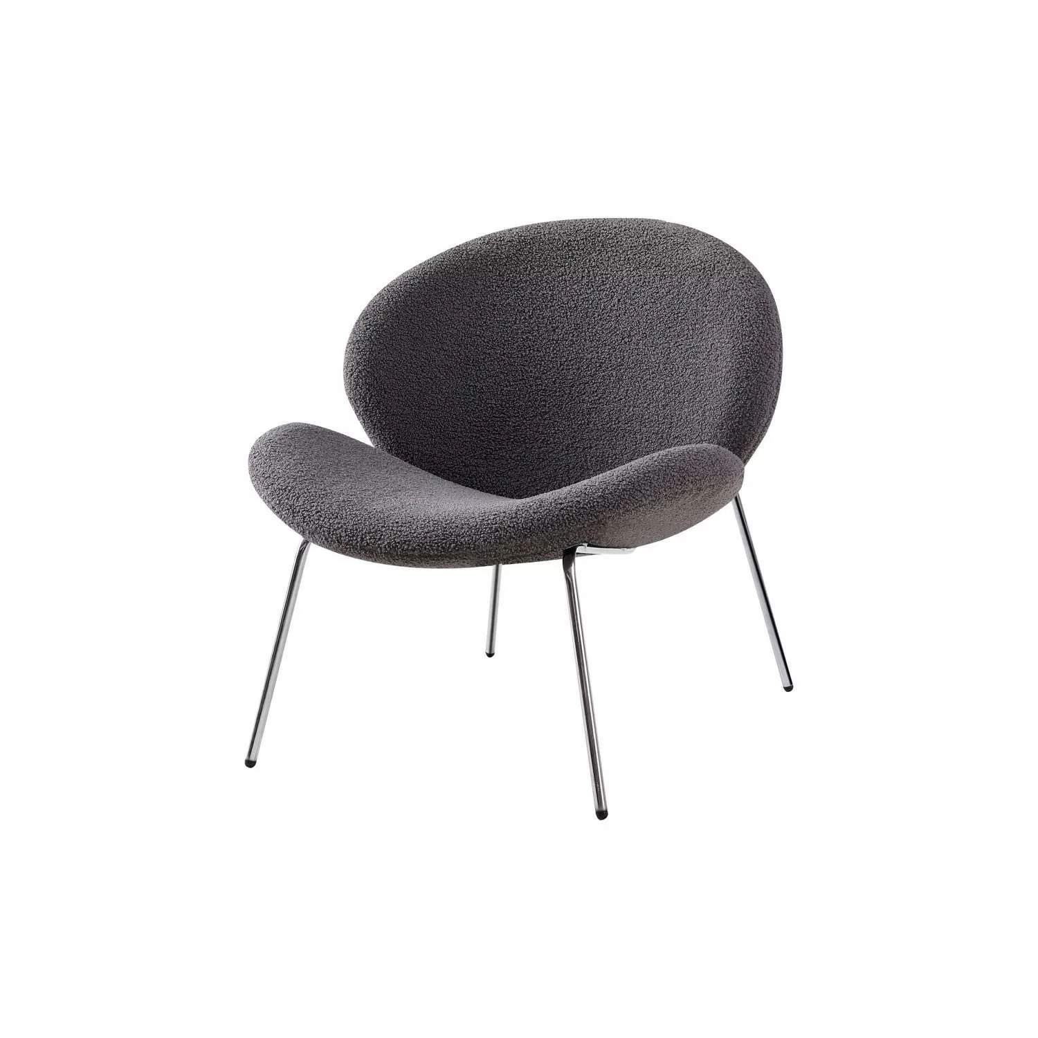 MeGusta Moderner Stuhl Lounge-Stuhl 2er-Set Grau Polsterstuhl Esszimmerstuh günstig online kaufen