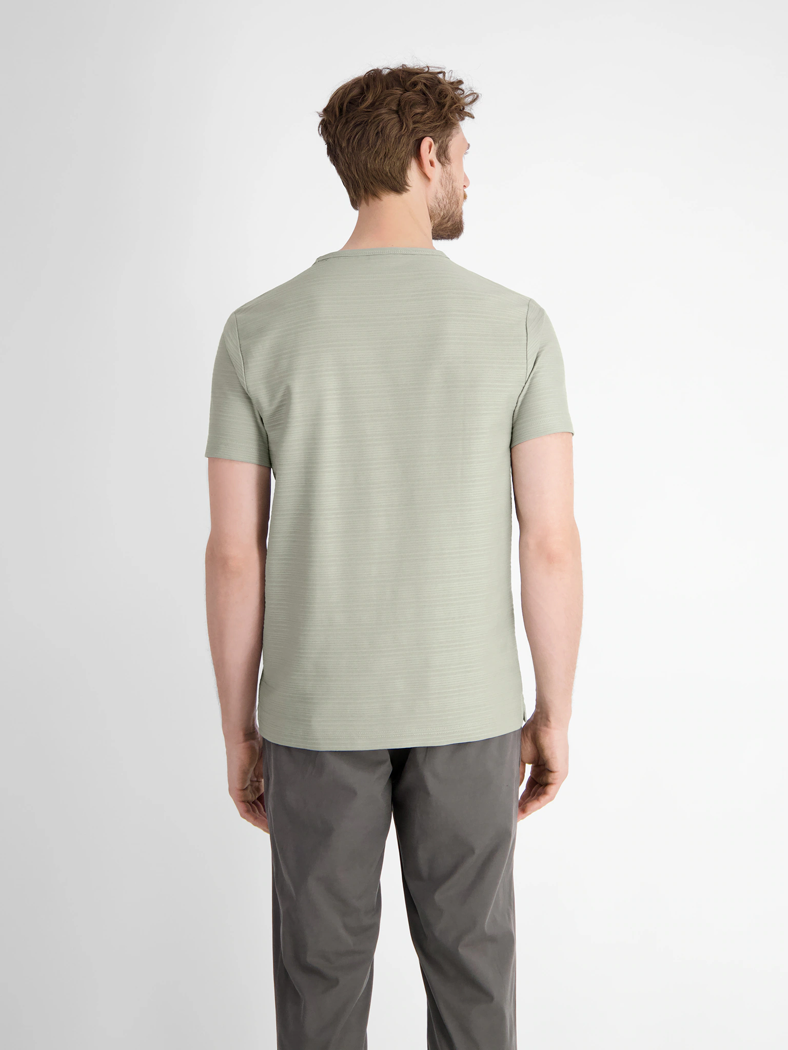 LERROS Kurzarmshirt, mit Serafino-Kragen und kurzer Knopfleiste günstig online kaufen