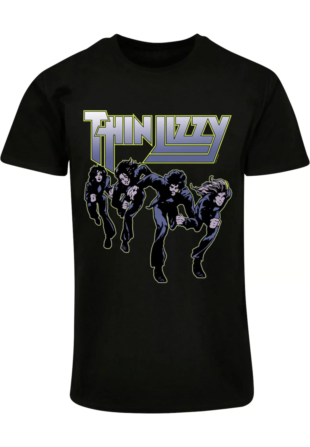 Merchcode T-Shirt "Merchcode Herren Thin Lizzy - TL Jailbreak Basic T-Shirt günstig online kaufen