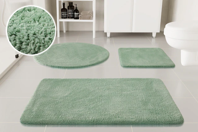 my home Badematte »Neele«, rutschhemmend beschichtet, schnell trocknend, Ba günstig online kaufen