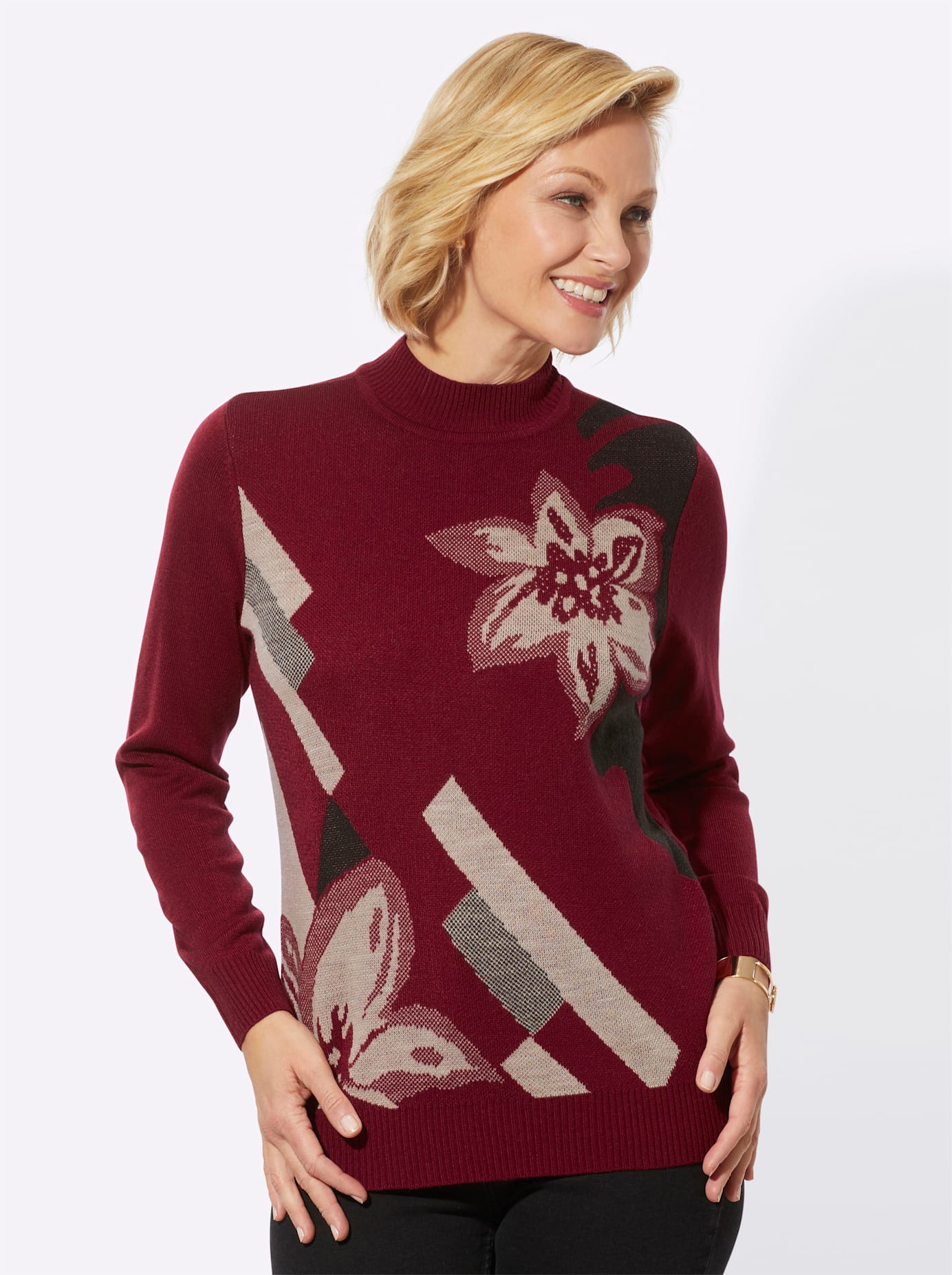 Classic Basics Stehkragenpullover "Pullover" günstig online kaufen