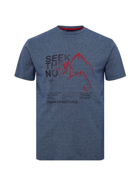 north 56 4 Print-Shirt Seek The North T-Shirt in Herren Übergrößen von Nort günstig online kaufen