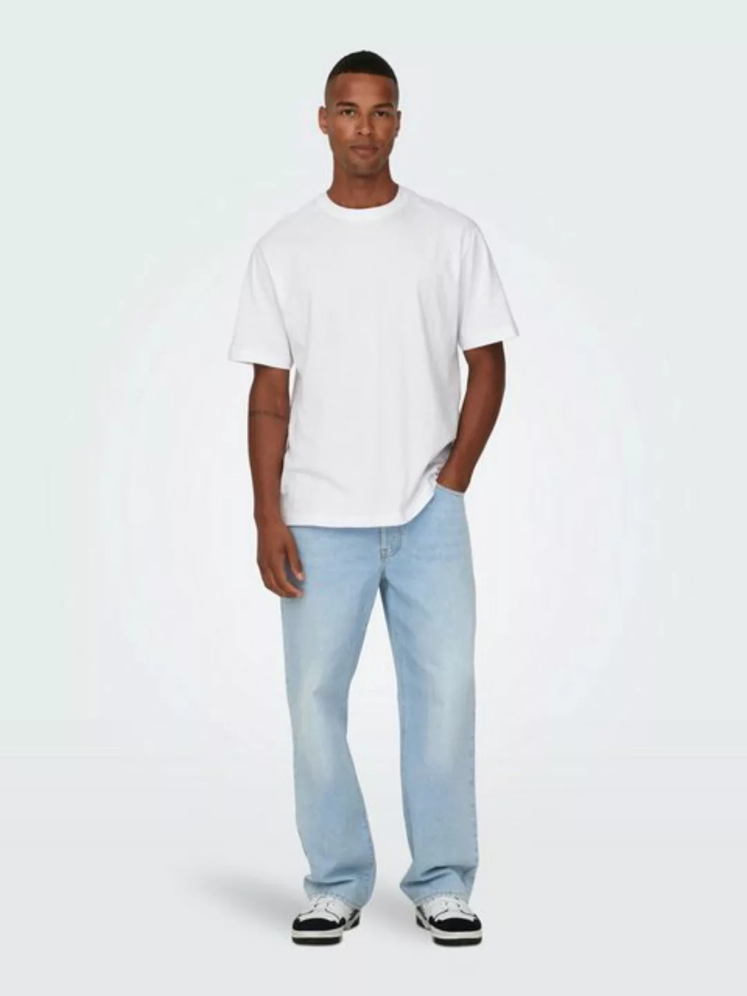 ONLY & SONS Loose-fit-Jeans "ONSFADE LOOSE WB 6778 A14 DNM NOOS" günstig online kaufen