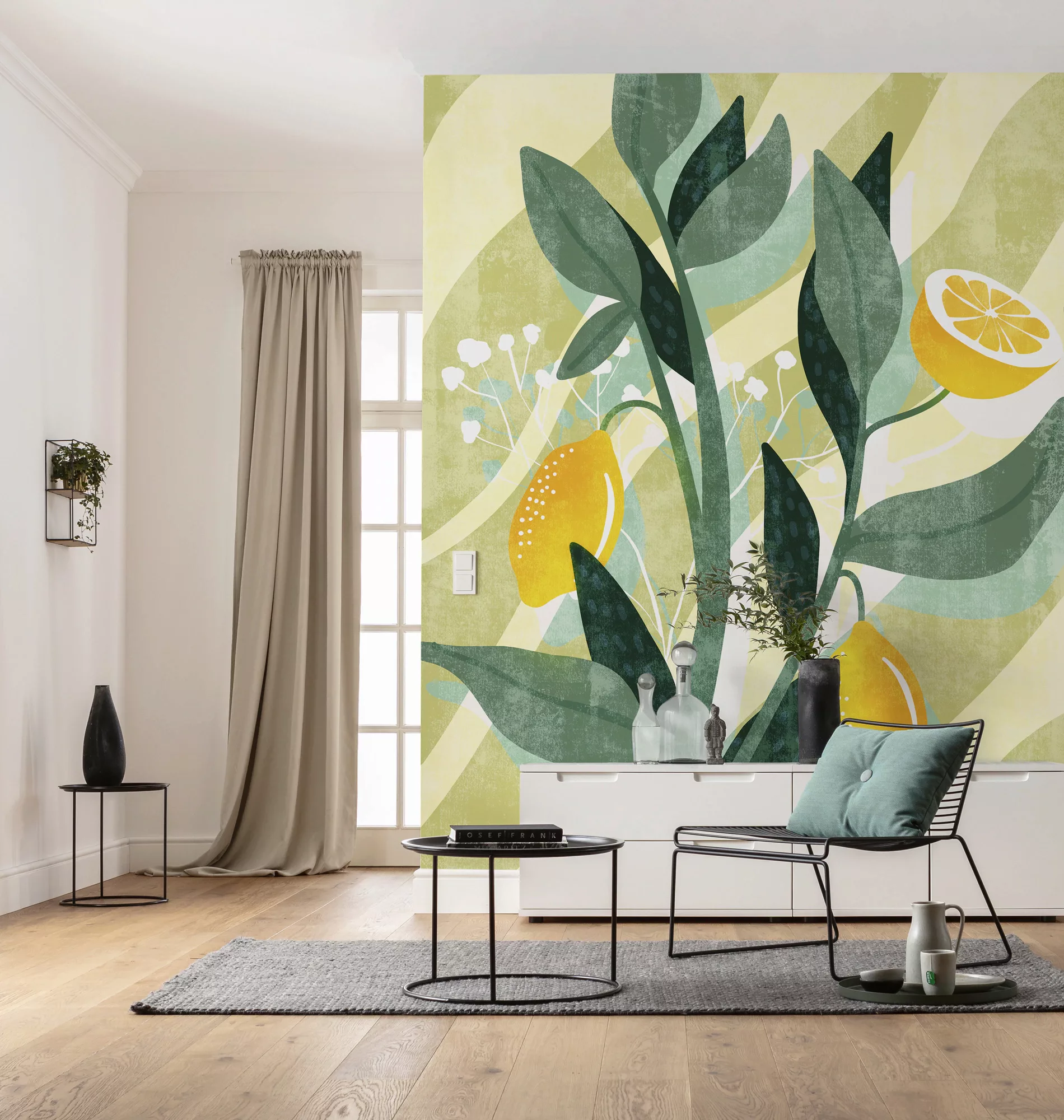 KOMAR Vlies Fototapete - Bonbons aux Fruits - Größe 200 x 250 cm mehrfarbig günstig online kaufen