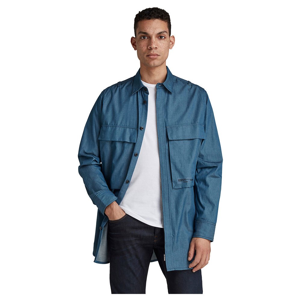 G-star Regular Long Langarm Hemd M Raw Denim günstig online kaufen