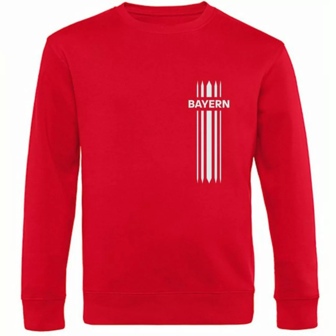 multifanshop Sweatshirt Bayern - Streifen - Pullover günstig online kaufen