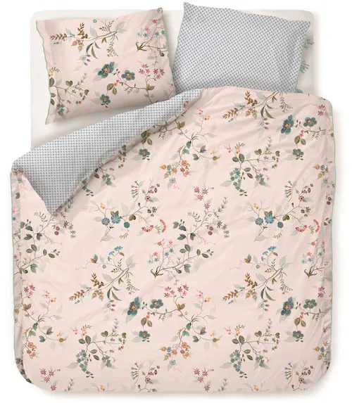 PiP Studio Wendebettwäsche »Kawai Flower«, 100% Baumwolle, mit Reißverschlu günstig online kaufen