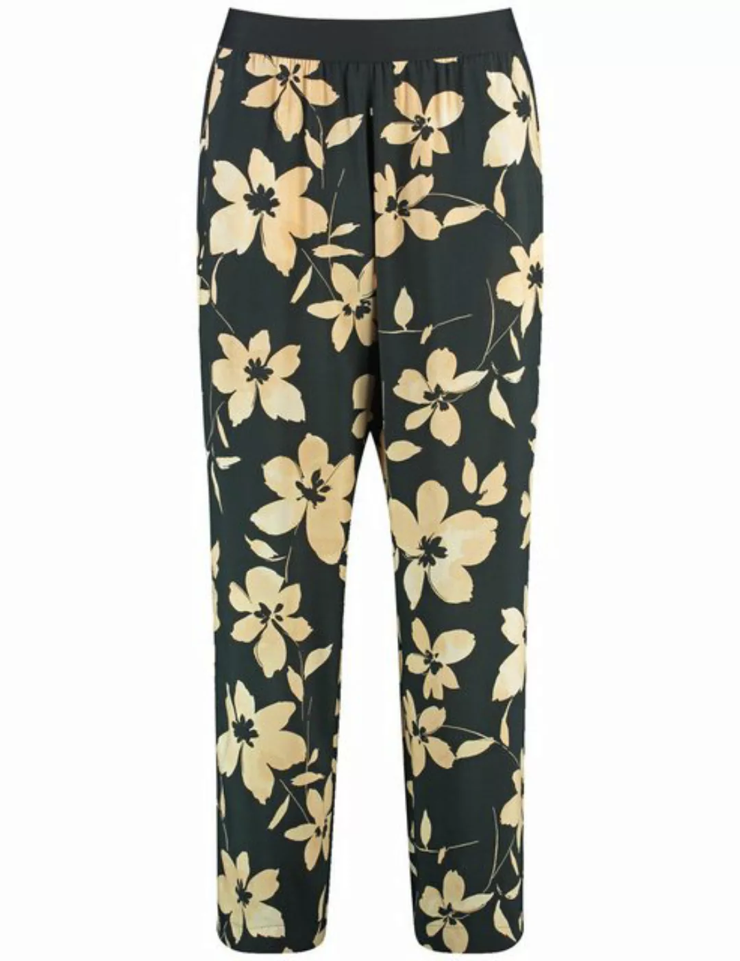 Samoon Stoffhose Palazzohose mit Floral-Print günstig online kaufen