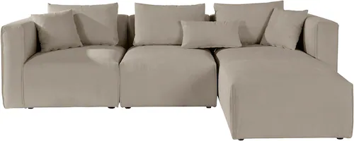 Home affaire Ecksofa »Comfine L-Form«, zusammengesetzt aus Modulen, 3 Bezug günstig online kaufen