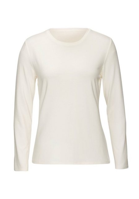 LASCANA Langarmshirt (1-tlg) aus weicher Viskose-Qualität günstig online kaufen