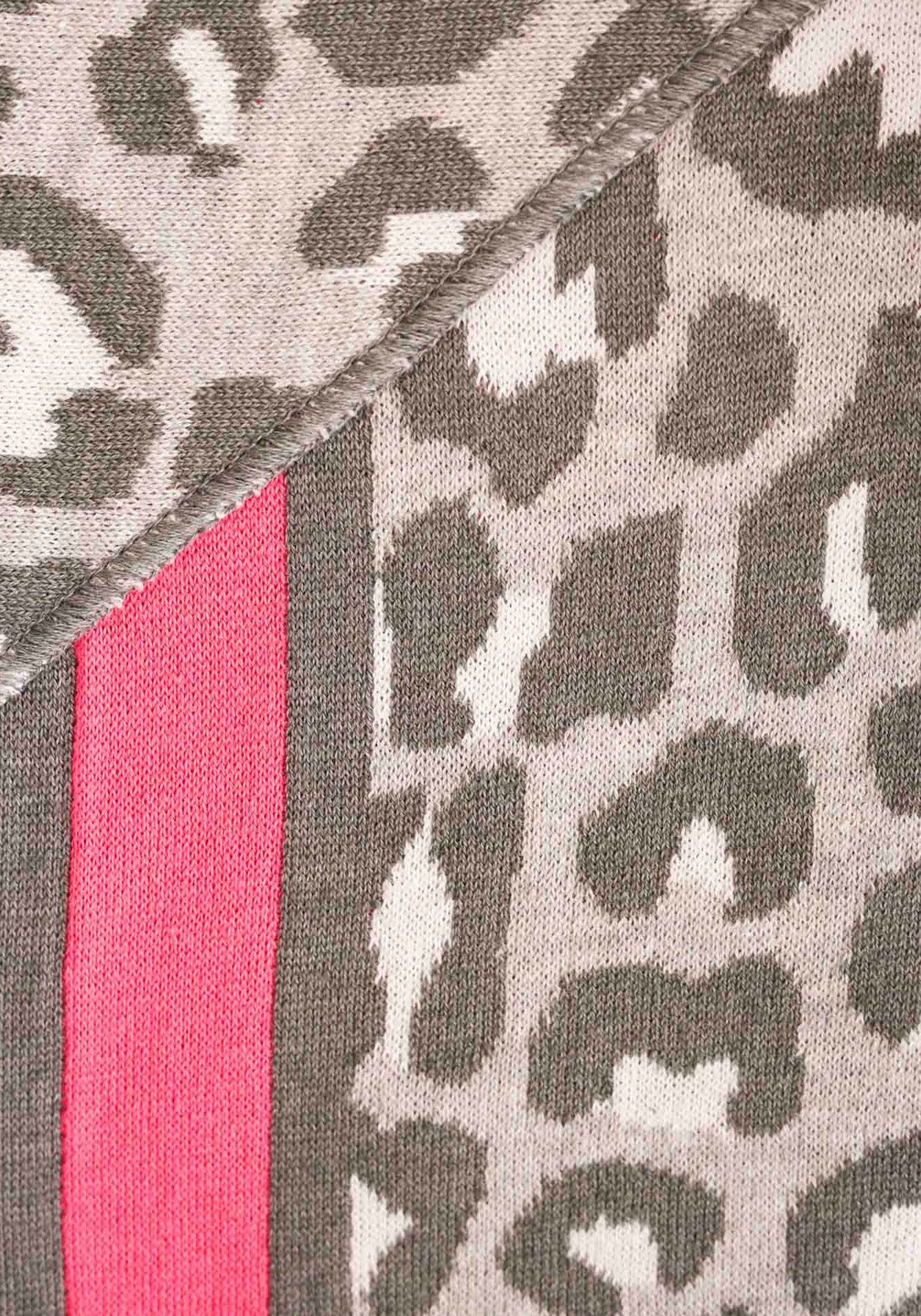 Zwillingsherz Modetuch Dreieckstuch BW "Leo Rand", günstig online kaufen