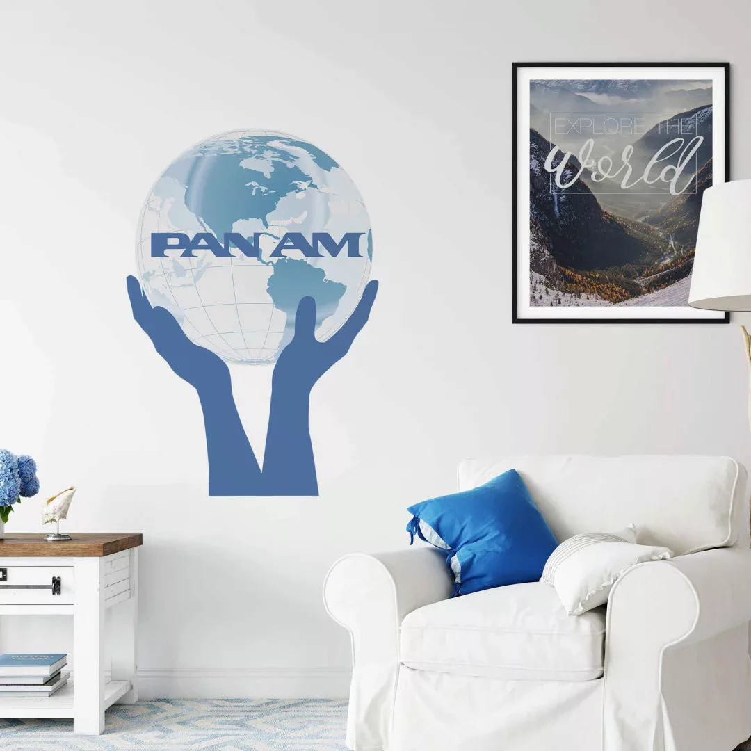 Wall-Art Wandtattoo »Pan American World Airways Welt«, (1 St.), selbstklebe günstig online kaufen
