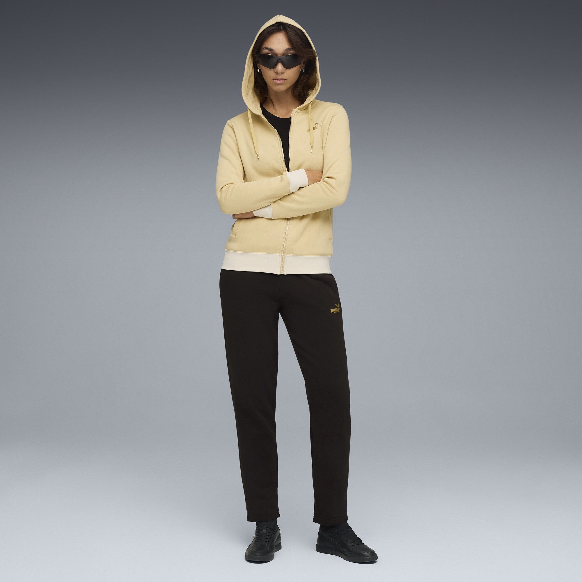 PUMA Jogginganzug Metallic Jogginganzug mit Kapuze günstig online kaufen