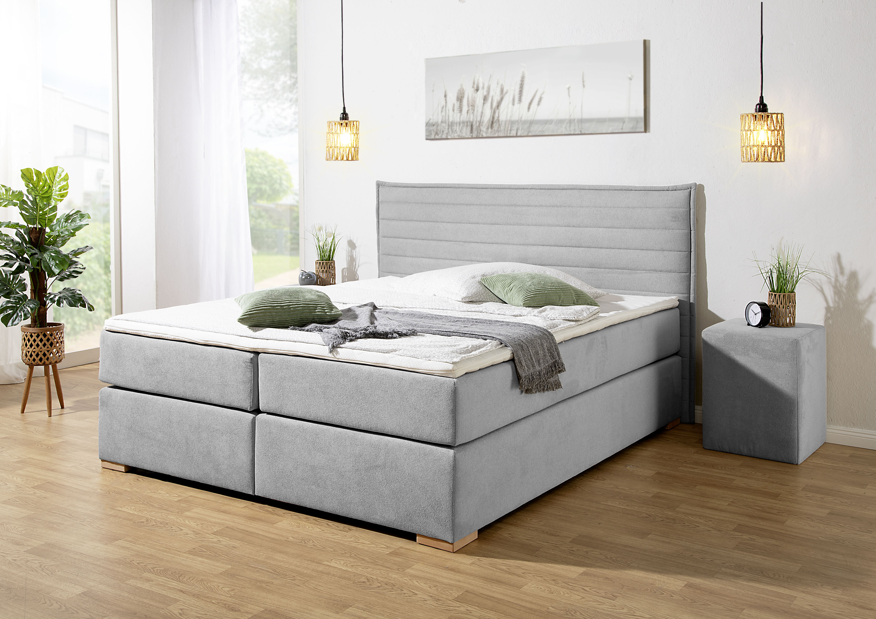 Home affaire Boxspringbett ""Östermoor"", in H2, H3 oder H4 erhältlich günstig online kaufen