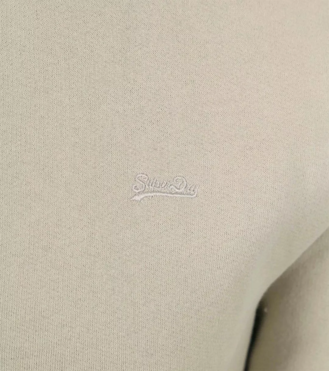 Superdry Half Zip Pullover Beige - Größe XL günstig online kaufen